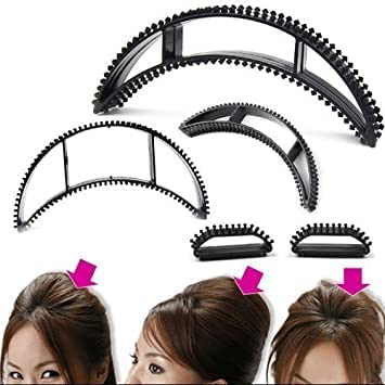 CHANDERKASH Set of 5pcs Bumpit Puff Maker Hair Styling Tool For Girls And Woman Hair Volumizer - Image 1