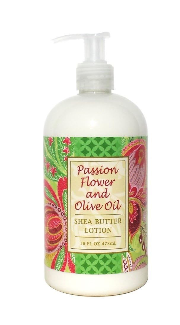 Greenwich Bay Passion Flower Scented Lotion with Shea Butter  Luxury Spa Botanical Collection  Beautiful Packaging  16 Ounce Each Bottle
