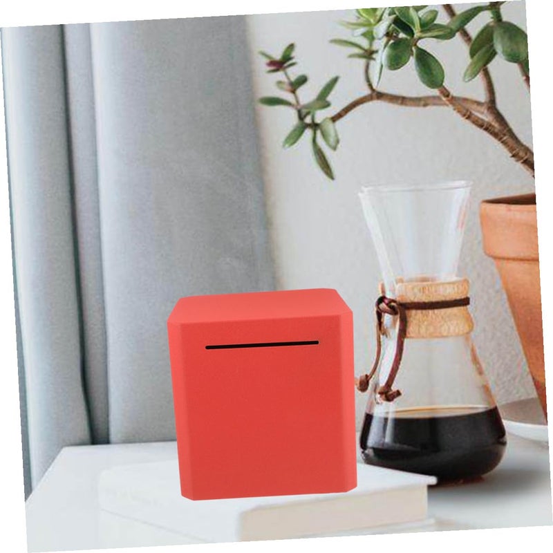 Stainless Steel Piggy Bank Break to Open Design Orange Coin Saving Box for Adults - Image 5