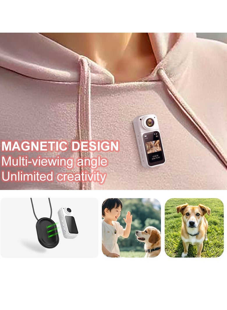 BlueFire S70 2.7K Ultra HD Magnetic Thumb Camera | 180° Rotating Lens, 100-Min Battery, Hands-Free Body Cam for Vlogging, Sports, Travel & Work - Image 5