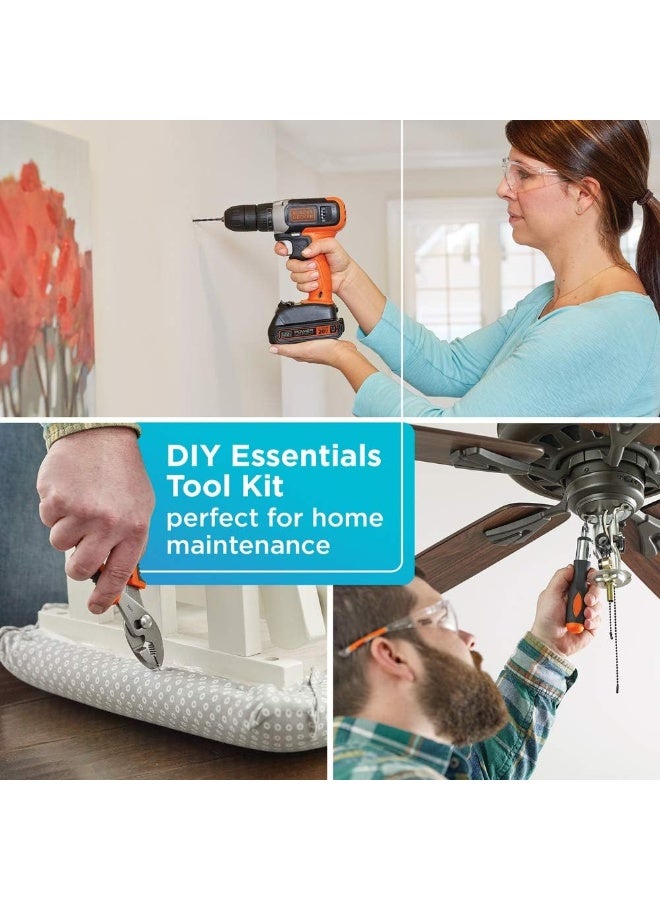 Beyond beyond by BLACK+DECKER Home Tool Kit with 20V MAX Drill/Driver, 83-Piece  - Image 3