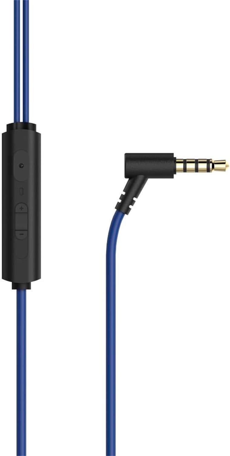 uRage SoundZ 210 Gaming Earbuds with Detachable Microphone, 3.5mm In-Ear Wired Headset, Volume Control, Multi-Platform for PC PS4 PS5 Xbox Mobile Gaming, Lightweight Stereo Sound, Black & Blue - Image 2