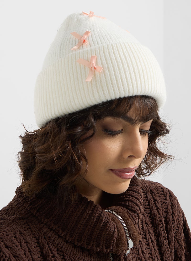 Ginger Bow Winter Beanie - Image 4