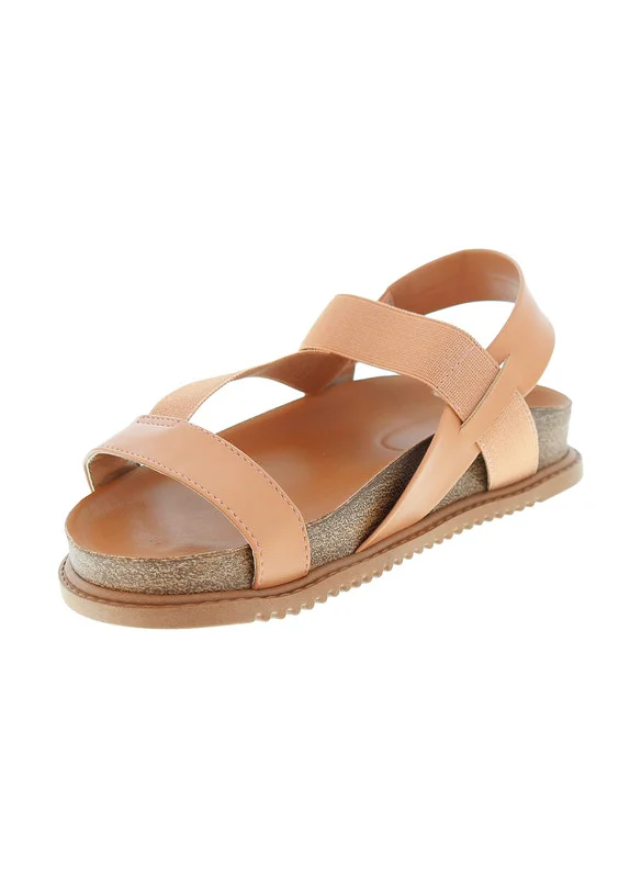 بيرا ريو Beira Rio Ladies Sandals With Back Strap Nude | Made In Brazil