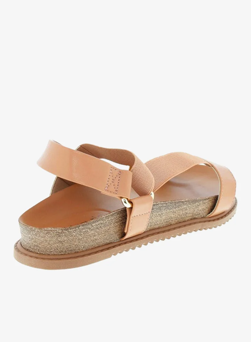 Beira Rio Nude Sandals for Women with Back Strap – Stylish & Supportive sling Back Ladies Sandals for Women | Best Price UAE