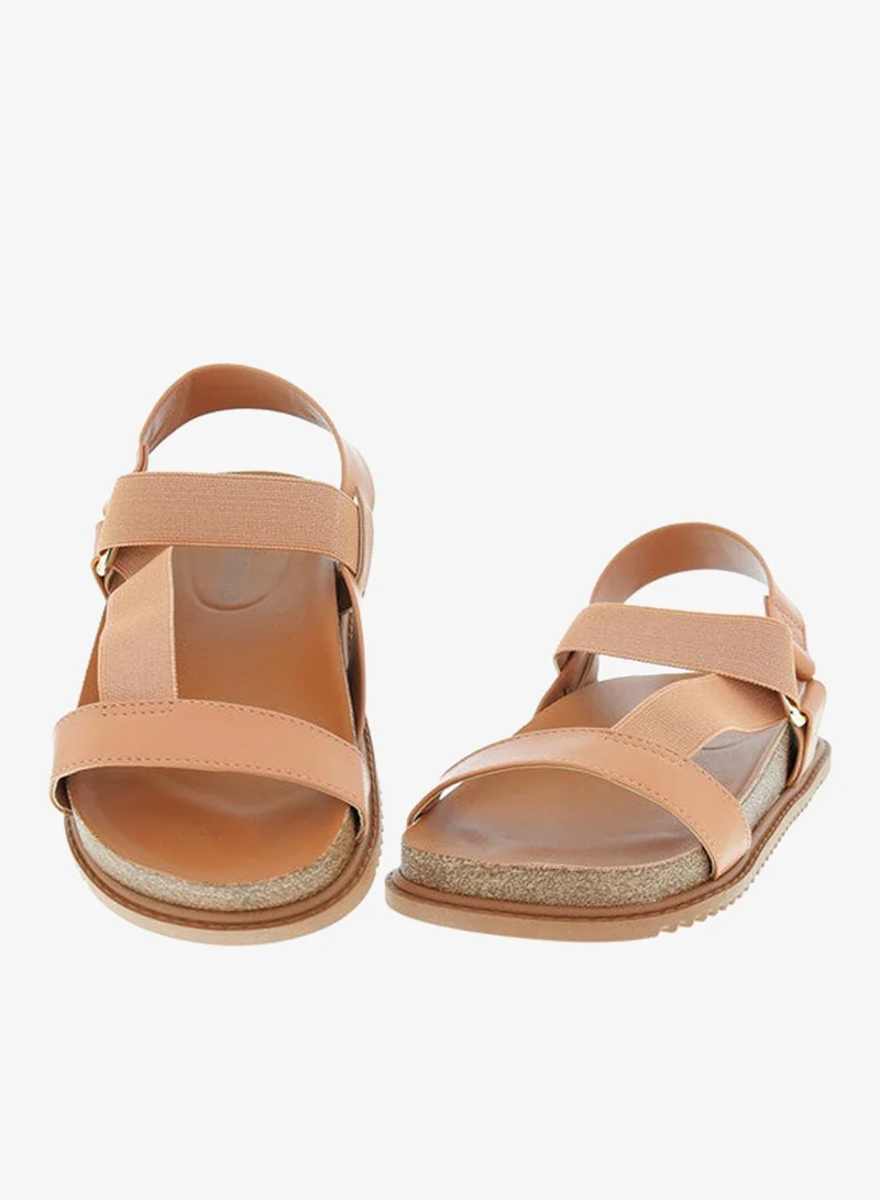 Beira Rio Nude Sandals for Women with Back Strap – Stylish & Supportive sling Back Ladies Sandals for Women | Best Price UAE