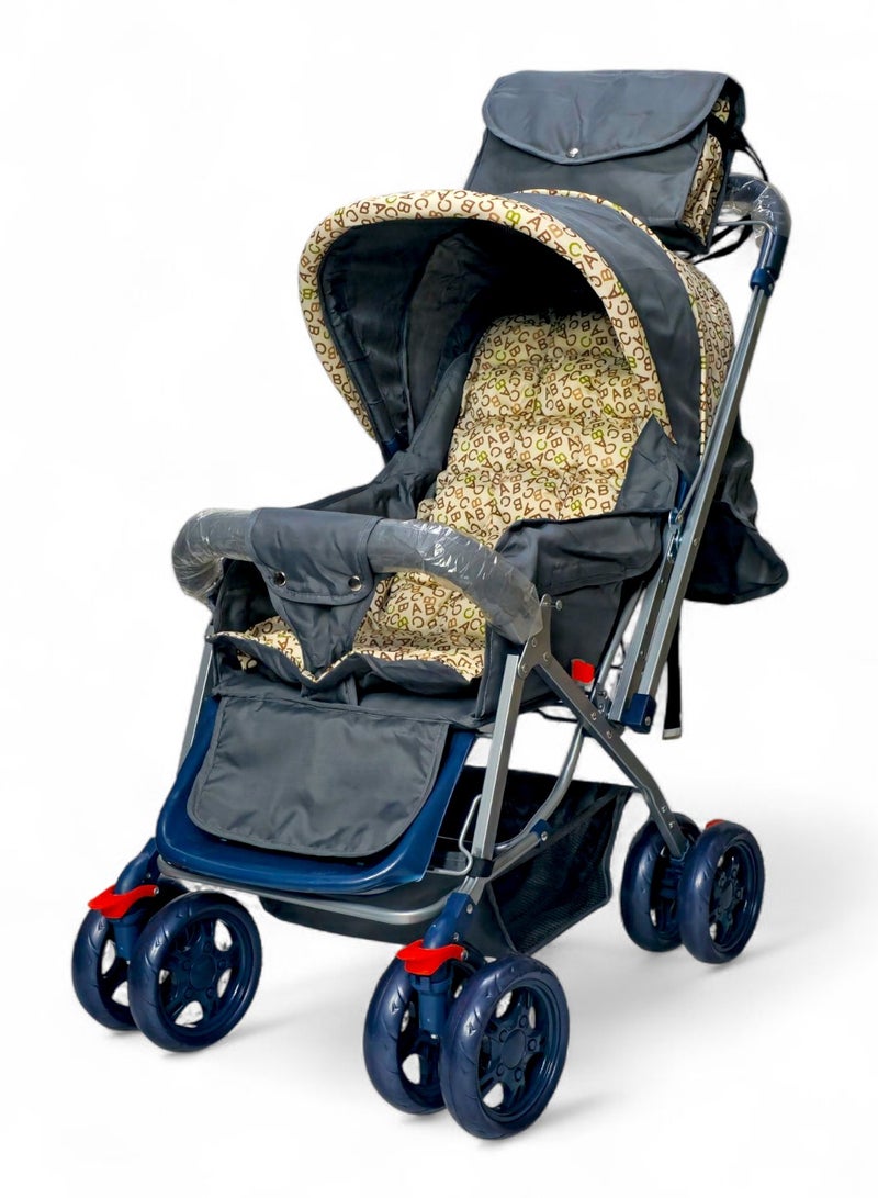 BABYCARA Baby Stroller Reversible Handle with a Bag for Babies Accessories 0-3 Years - Image 1