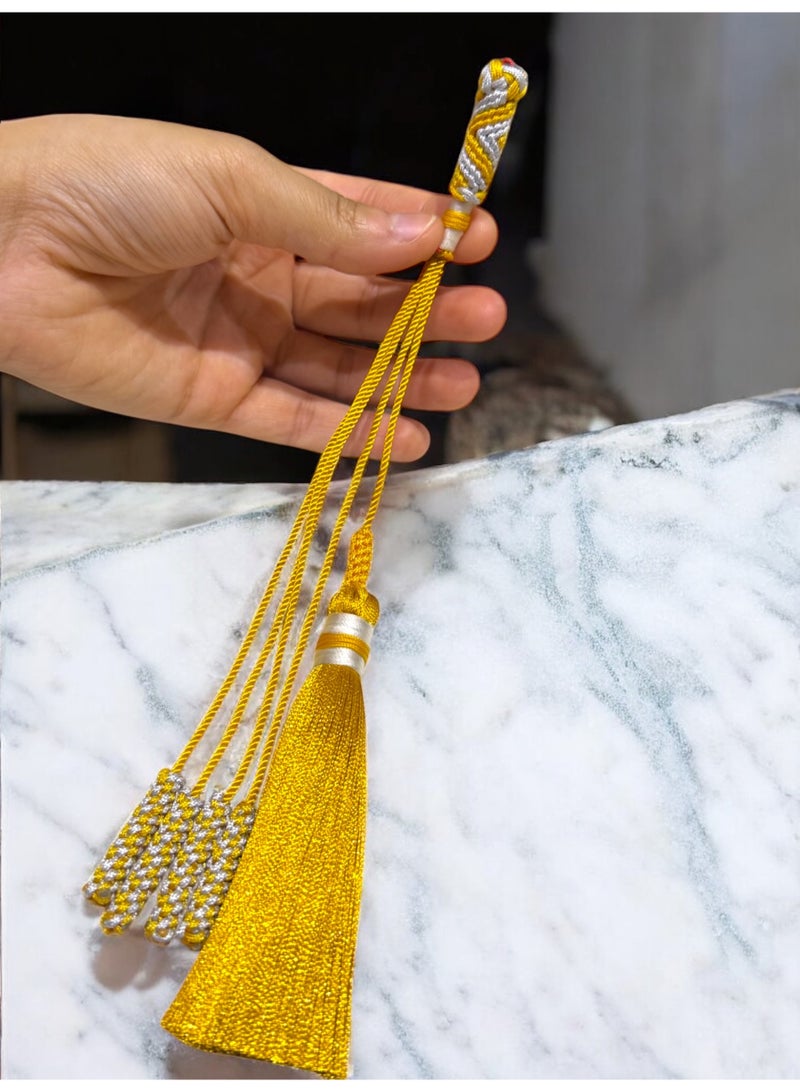 جاست ناتشورالز كركوشة سبحة رجالية مصنوعة يدوياً بتصميم أنيق من أجود خيوط النايلون - Image 4