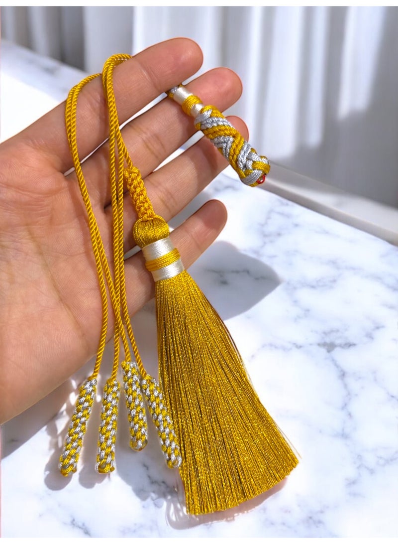 جاست ناتشورالز كركوشة سبحة رجالية مصنوعة يدوياً بتصميم أنيق من أجود خيوط النايلون - Image 3