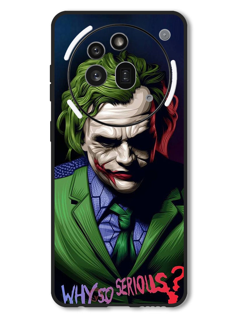 Theodor Case Compatible with Nothing Phone 3a Pro Protection Shockproof Bumper Cover Why So Serious - Image 1