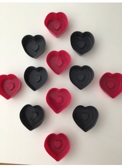 Anthracite + Red Mini Silicone Heart Cake Muffin Mold 12 Pieces - pzsku/Z4A23255952E99F6E0AD4Z/45/_/1725726144/319deac3-ba8e-4a18-a838-a8fe56175653