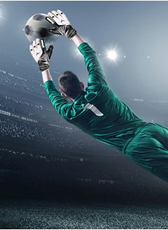 GROIC Goalie Gloves for Youth & Adult, Goalkeeper Gloves Kids with Finger Support, Football Gloves Soccer Gloves for Men and Women, Junior Keeper Football Gloves for Training and Match  - Image 5