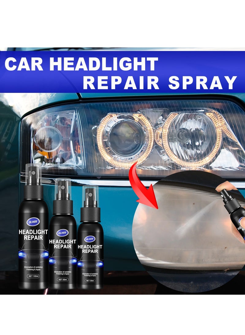 OUHOE Cleaning Spray For Car Head Light Repair And Clean 100 Ml  - Image 1