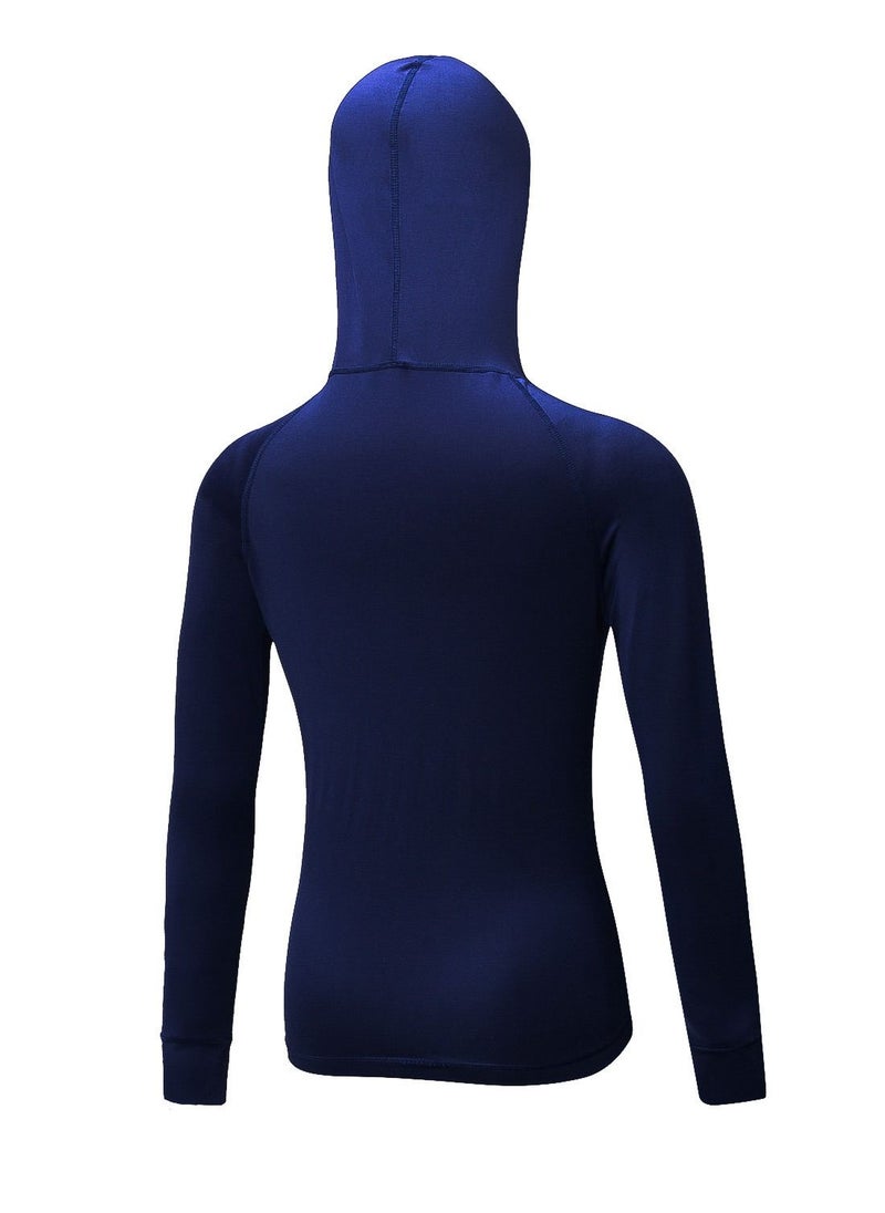 Loquat - Women Quick Dry Breathable Elastic Coat Dark Blue - Image 1