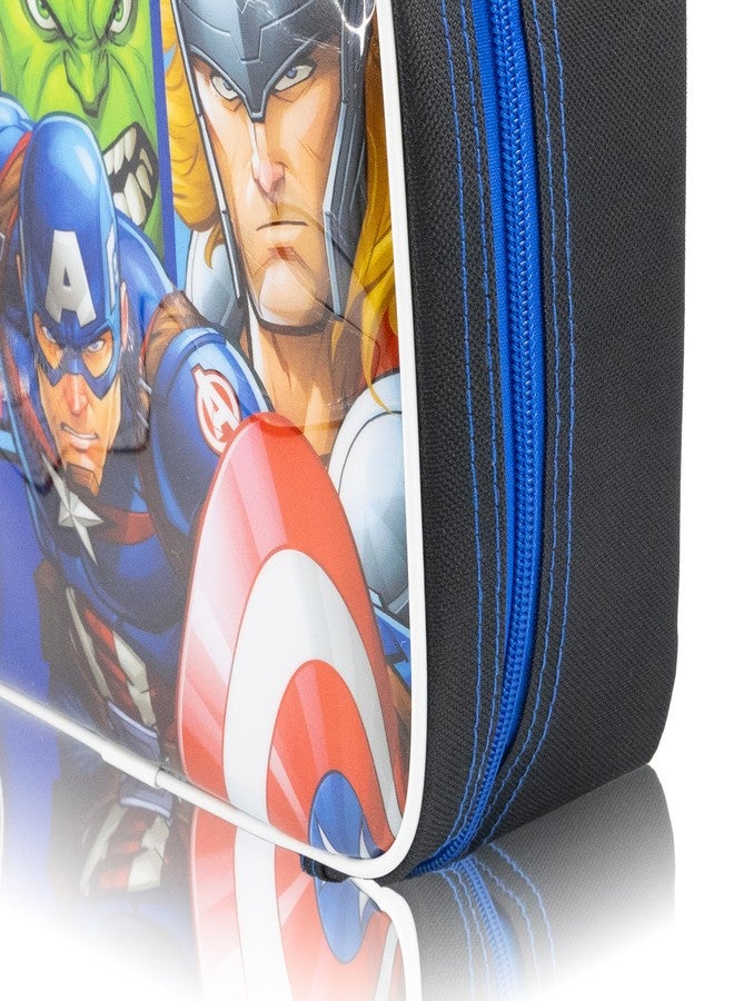 Fast Forward Marvel Avengers Lunch Box for Kids | Insulated Lunch Bag Lunch Box for Boys, Girls, Unisex, Toddlers| Avengers Black Reusable Lunchbox - Image 4