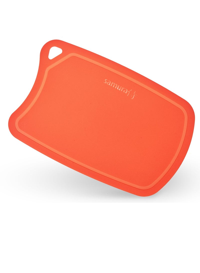 Samura Thermoplastic Cutting Board | Red | Polyurethane | Safe for Knives | Blade Friendly | Durable - Image 1