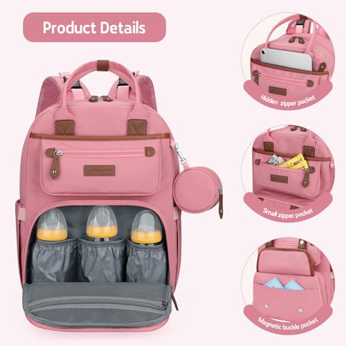 Maelstrom Diaper Backpack 30L Pink - Image 3