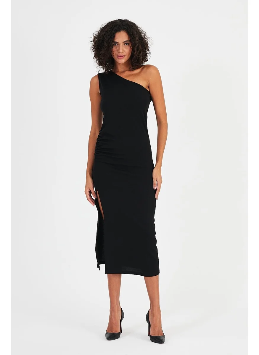 Alexander Gardi Alexandergardı Single Strap Slit Pencil DRESS(B24-0027)