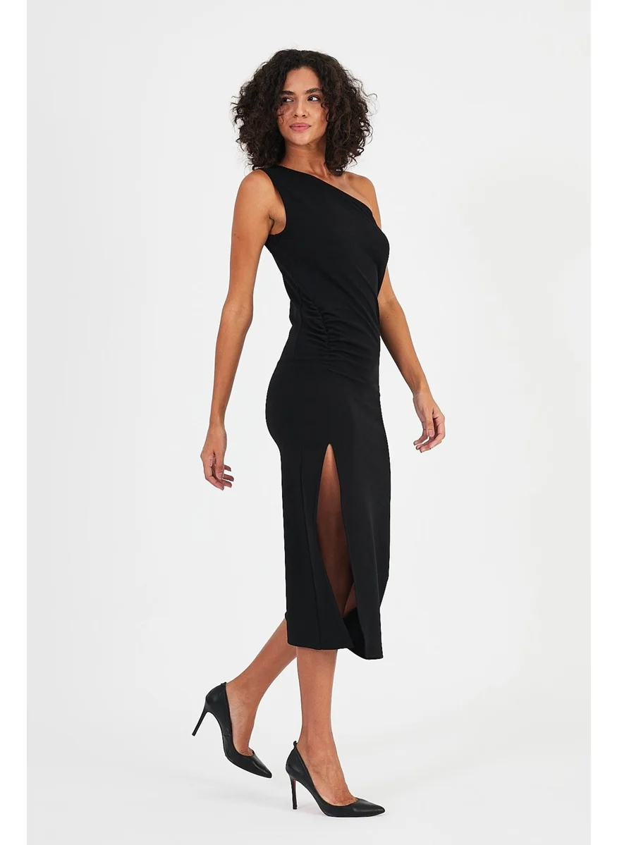 Alexander Gardi Alexandergardı Single Strap Slit Pencil DRESS(B24-0027)