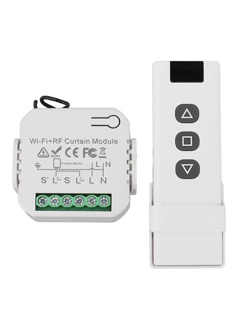 Wireless Roller Shutter Control Retrofit Set Wireless Switch for Shutters Blinds Awnings Consists of RF Remote Control