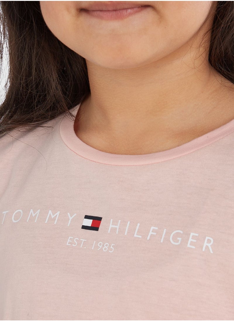 TOMMY HILFIGER - Kids Logo T-Shirt - Image 1