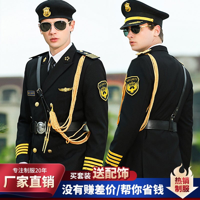 New Security Clothing Long Sleeve Work Clothes Winter Clothing Property Labor Protection Clothing Concierge Suit - Image 2