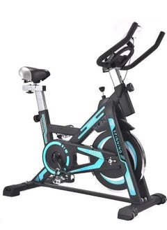 Lijiujia An exercise bike suitable for losing weight and increasing physical fitness. It can handle a user weight of up to 120 kg. It is equipped with a screen that displays the most important functions.  - Image 1