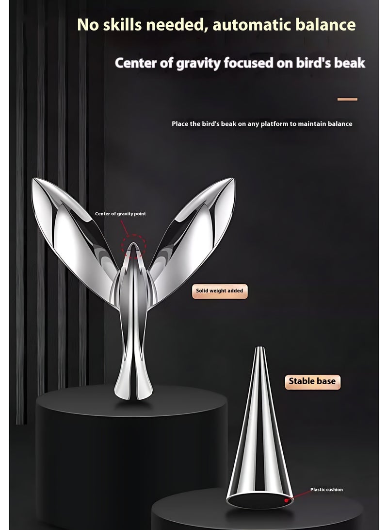 Sunspire Creative Zinc - Alloy Flying Bird Balance Desktop Ornament - Image 4