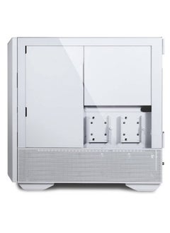 LIAN LI Lancool III Mesh RGB E-ATX Mid Tower Modular Chassis, 8 Expansion Slots, Tempered Glass Panel, Up To 360mm Fan Support, Equipped With 4x 140 PWM Fans, USB Type C, White | G99.LAN3RW.00  - Image 4