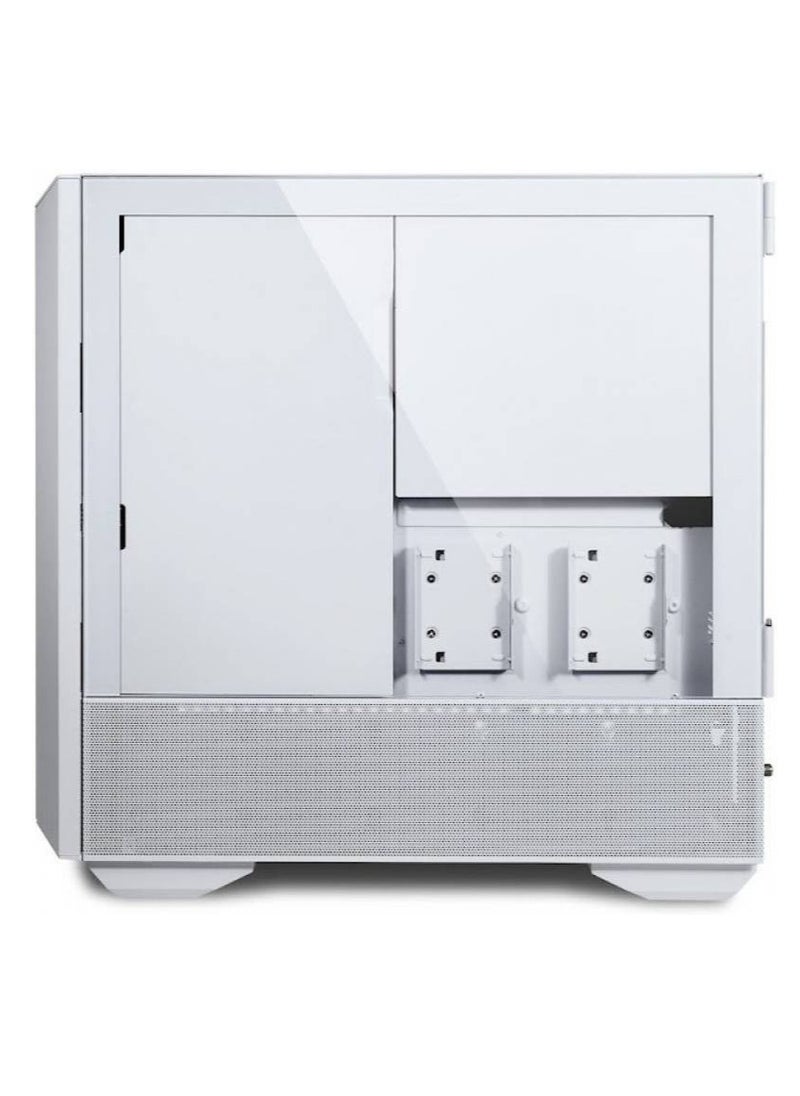 LIAN LI - Lancool III Mesh RGB E-ATX Mid Tower Modular Chassis, 8 Expansion Slots, Tempered Glass Panel, Up To 360mm Fan Support, Equipped With 4x 140 PWM Fans, USB Type C, White | G99.LAN3RW.00 - Image 1