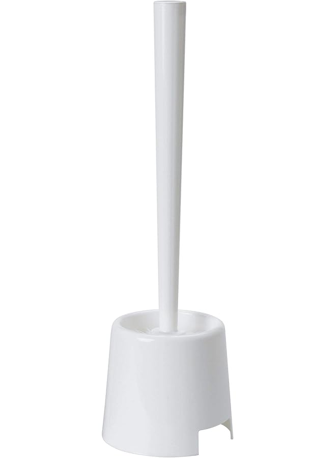 promass toilet brush/holder, white, 13.7x4x2.5 inch, 201.595.22, 13.70x4.00x2.50 inch - Image 1