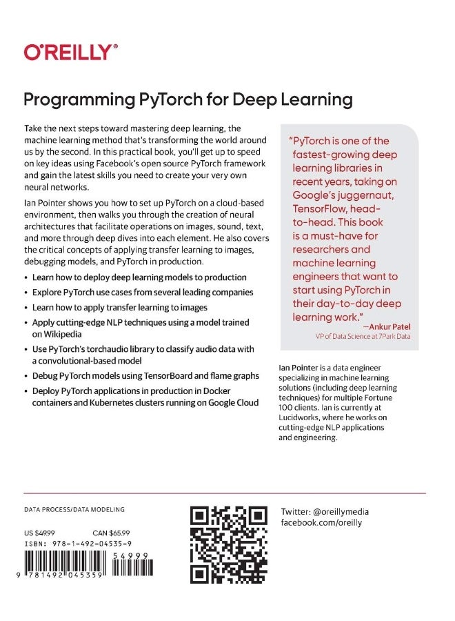 برمجة PyTorch للتعلم العميق: إنشاء ونشر تطبيقات التعلم العميق - Image 2