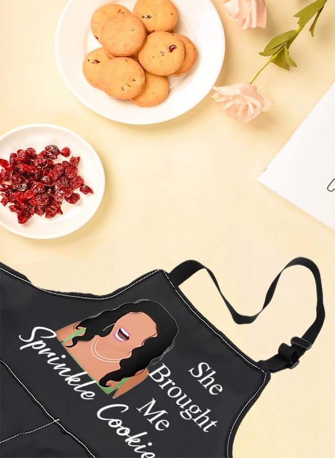 LEVLO Real Housewife Apron RHONJ TV Gift She Brought Me Sprinkle Cookie Pinny for Fans Women(Sprinkle Cookie) - Image 5