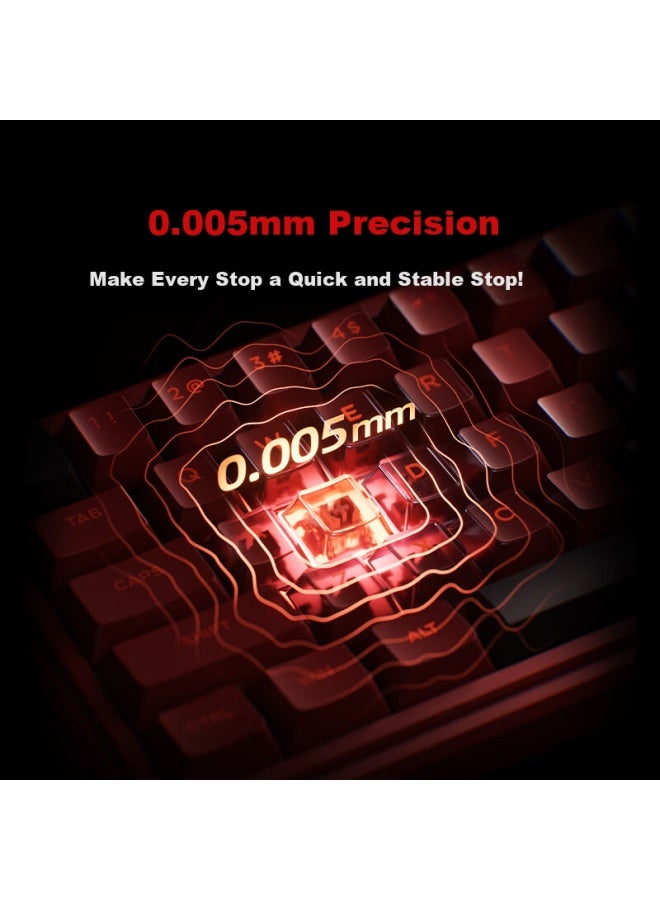 Ausdom Zeus68 Magnetic Axis Keyboard Rt E-sports Gaming Customized Mechanical Keyboard With K Wired Unfettered Contract Da Wa Chi Sun Ace - Zeus68 Kaihua Star Magnetic Axis - Image 2