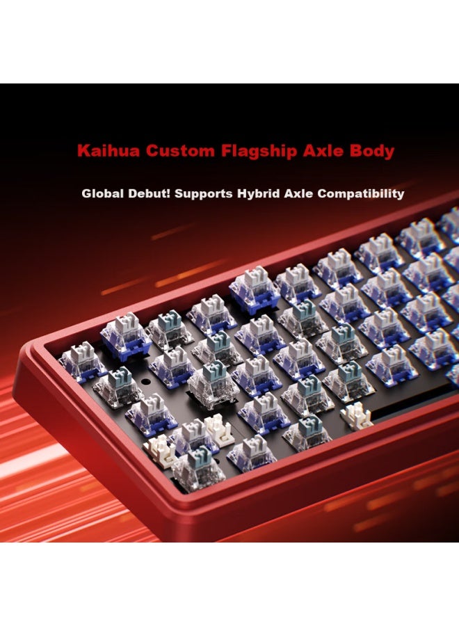 Ausdom Zeus68 Magnetic Axis Keyboard Rt E-sports Gaming Customized Mechanical Keyboard With K Wired Unfettered Contract Da Wa Chi Sun Ace - Zeus68 Kaihua Star Magnetic Axis - Image 4