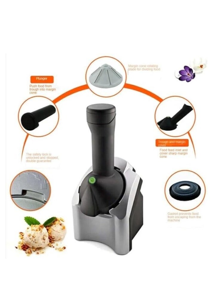 Generic - Ice Cream Maker for Home, Makes Delicious Ice Cream, Sorbets and Frozen Yogurt, Adult and Kids Use - Image 1