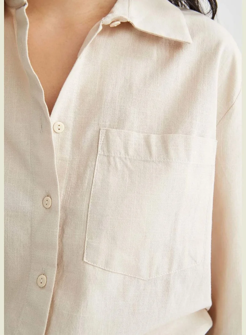 DeFacto Regular Fit Long Sleeve Shirt