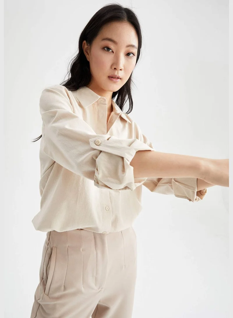 DeFacto Regular Fit Long Sleeve Shirt