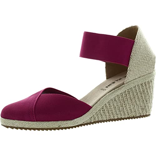 Anne Klein ZOEY ESPADRILLE WEDGE,FUSCHIA,7 - Image 1