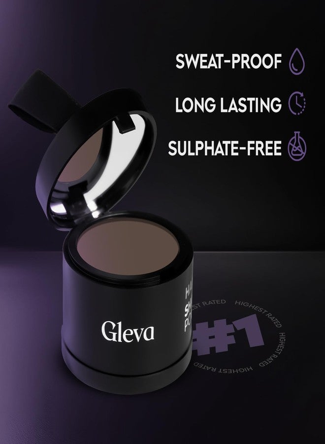 Gleva Hairline Powder Instantly Conceals Hair Root Touch Up Hair Powder, Hair Toppers for Women & Men, Hair Fibers for Thinning Hair Non Sticky, Root Cover Up, Stain-Proof Long Lasting. - Image 4