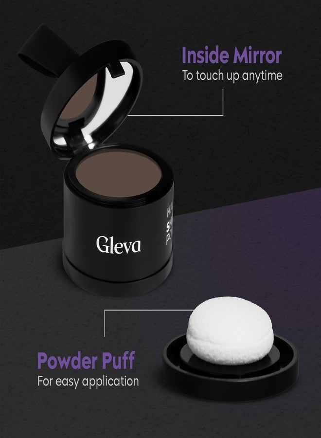 Gleva Hairline Powder Instantly Conceals Hair Root Touch Up Hair Powder, Hair Toppers for Women & Men, Hair Fibers for Thinning Hair Non Sticky, Root Cover Up, Stain-Proof Long Lasting. - Image 5