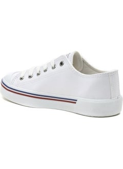 U.S. Polo Assn. حذاء رياضي نسائي كاجوال جلد أبيض من بينيلوب V8  - Image 5