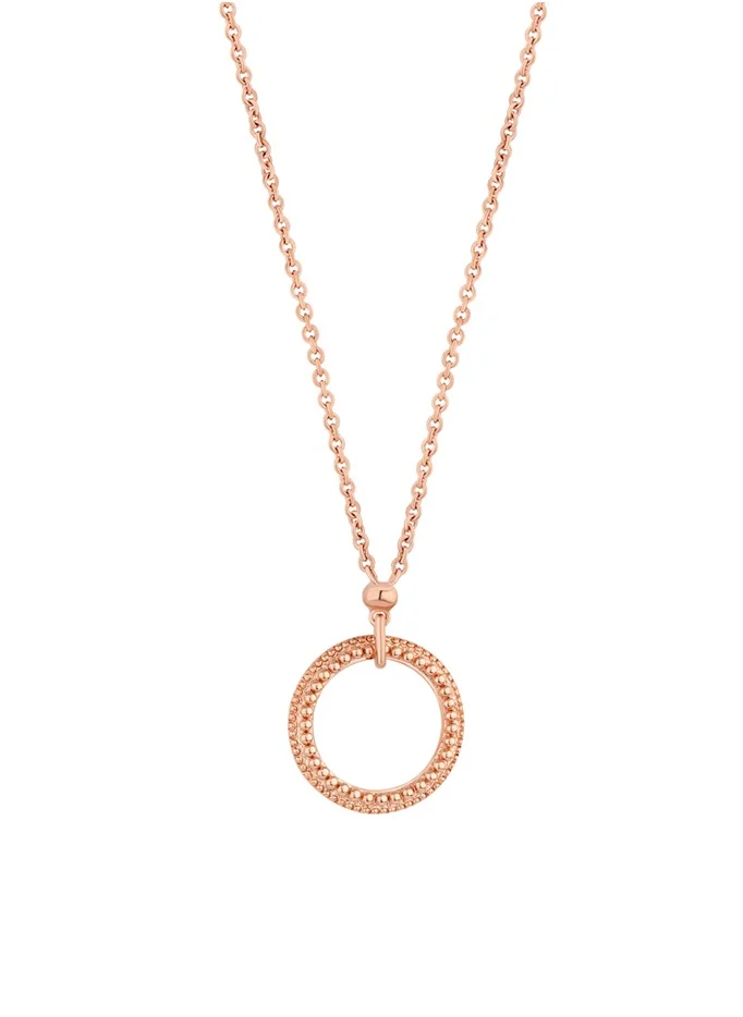 Saint Honore Paris Gala Rose Gold Necklace for Women's