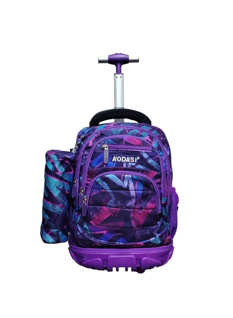 AODASI Trolley School Bag, School Bags for Girls and boys Trolley Bag for Kids Travel Bag Trolley Luggage backpack multi useful , 16 inch - Image 5