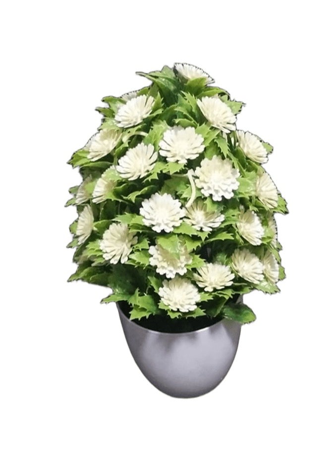Generic 2Pcs Large Artificial Plants In Vase For Bedroom Living Room Home Event Decor Birthday Party Christmas Big Size 30Cm Multiple Colors  - Image 2