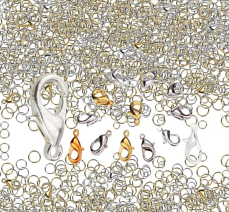 DIY Crafts DIY Crafts 100 Pcs, Nickel Silver, As Image Jump Rings for Jewelry Making & Earrin (100 Pcs, Nickel Silver)  - Image 4
