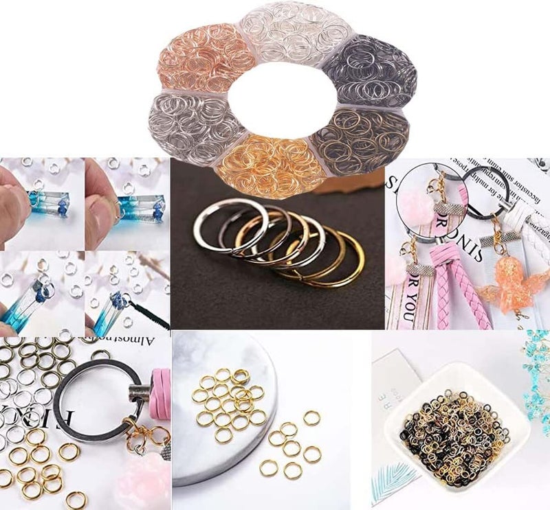DIY Crafts DIY Crafts 100 Pcs, Nickel Silver, As Image Jump Rings for Jewelry Making & Earrin (100 Pcs, Nickel Silver)  - Image 3