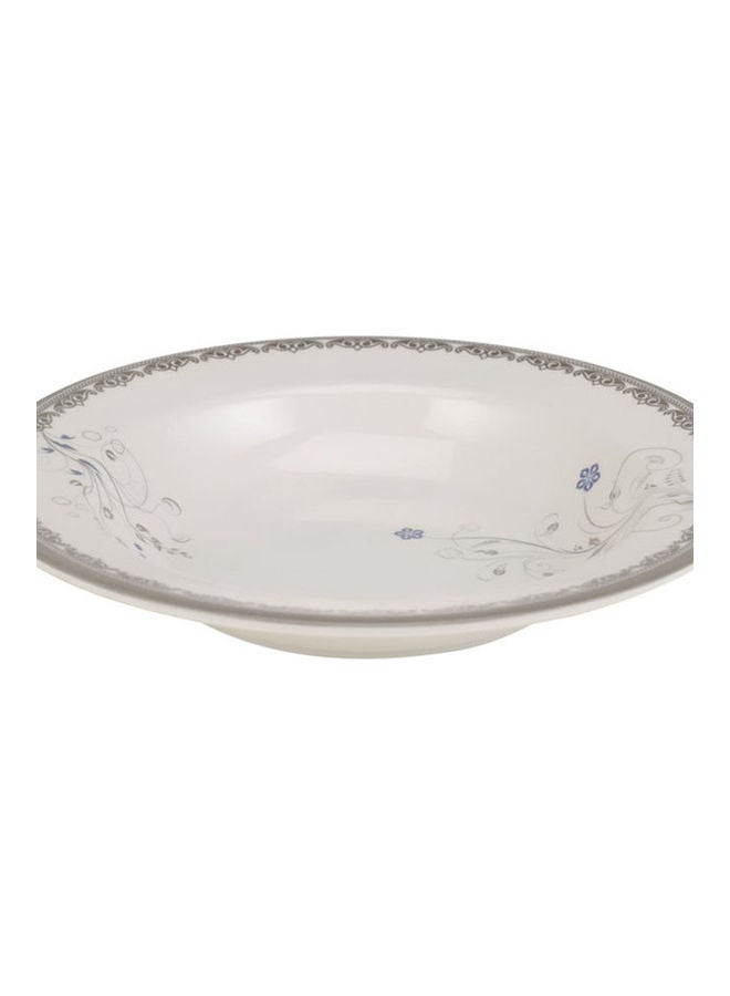 Royalford Melamineware Deep Plate, 8" Serving Plate, RF10602 | Round Plate with Elegant Floral Design | Ideal for Dinner, Lunch, Breakfast, Parties & More 8inch - Image 2