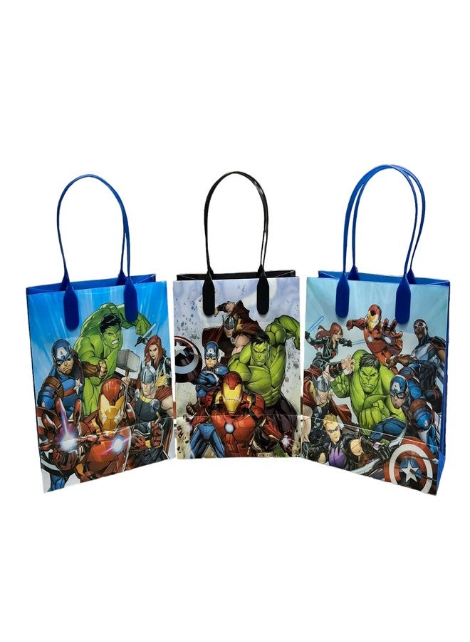 Mirage Avengers Premium Quality Party Favor Goodie Small Gift Bags Blue, Red & Black color12pcs … - Image 2