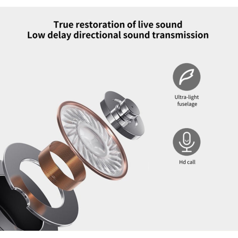 Rotating Face-Changing Headset: 3 Unique Facial Shapes, Sliding Earphone Cover - Comfortable Long-Term Wearing Bluetooth Wireless Headset for Daily Use, Music Lovers - Image 3